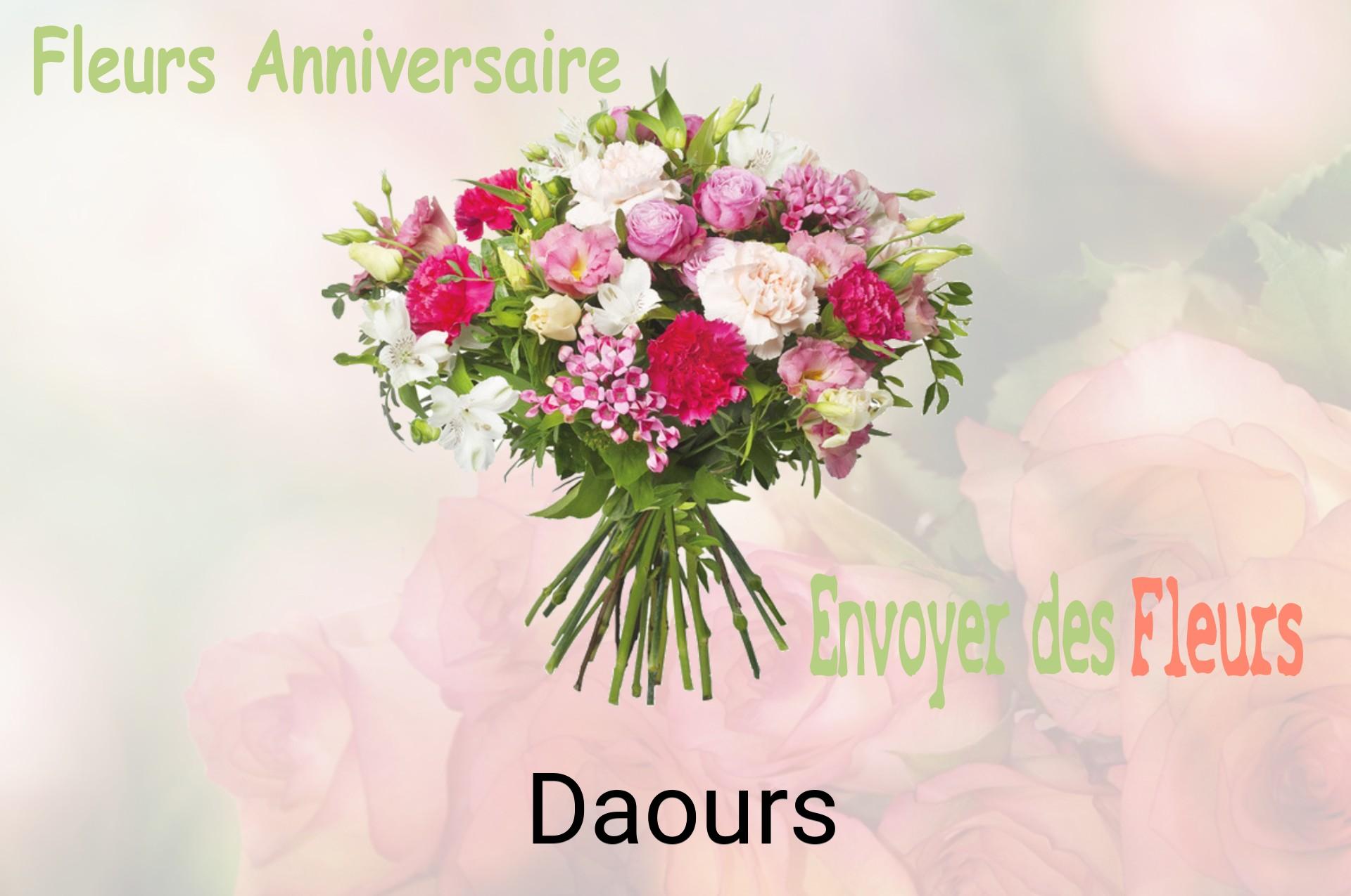 Bouquet de fleurs d’anniversaire livré à Daours